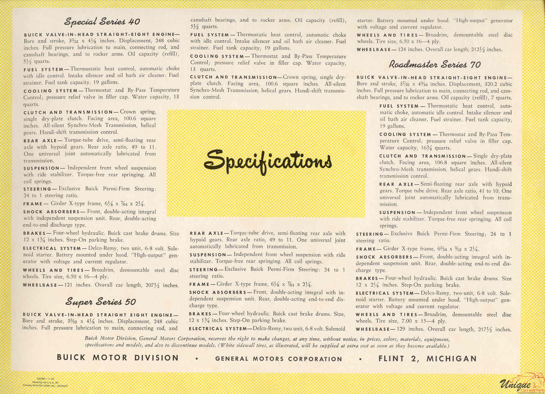 1947 Buick Brochure Page 18